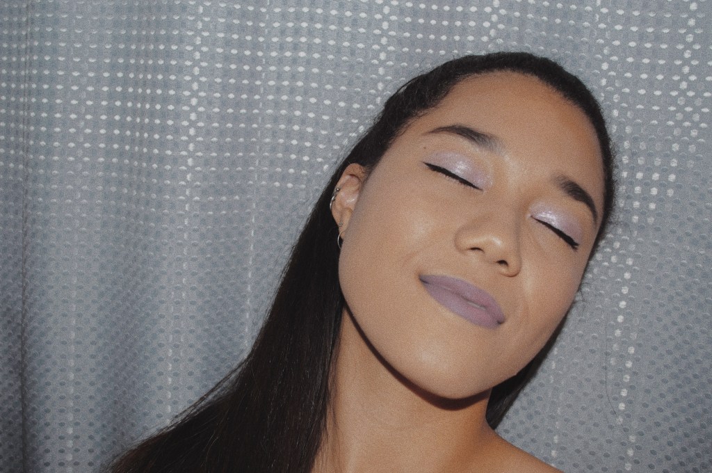 Dreamy Purple Makeup Look for Halloween, Music Festival, Raves, Concert