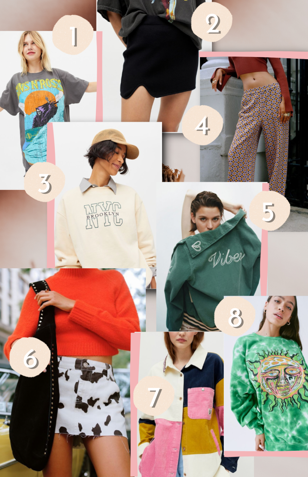 back to school outfit guide: free spirits edition