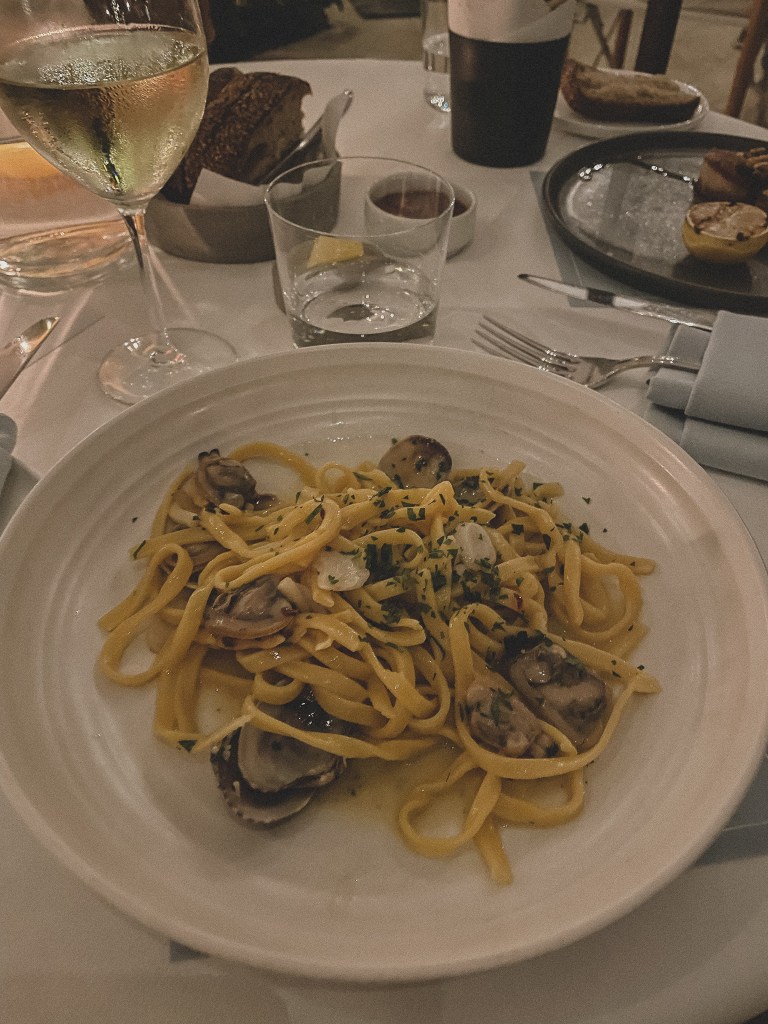 Clam Linguine Pasta | The Terrace at the Maybourne Beverly Hills