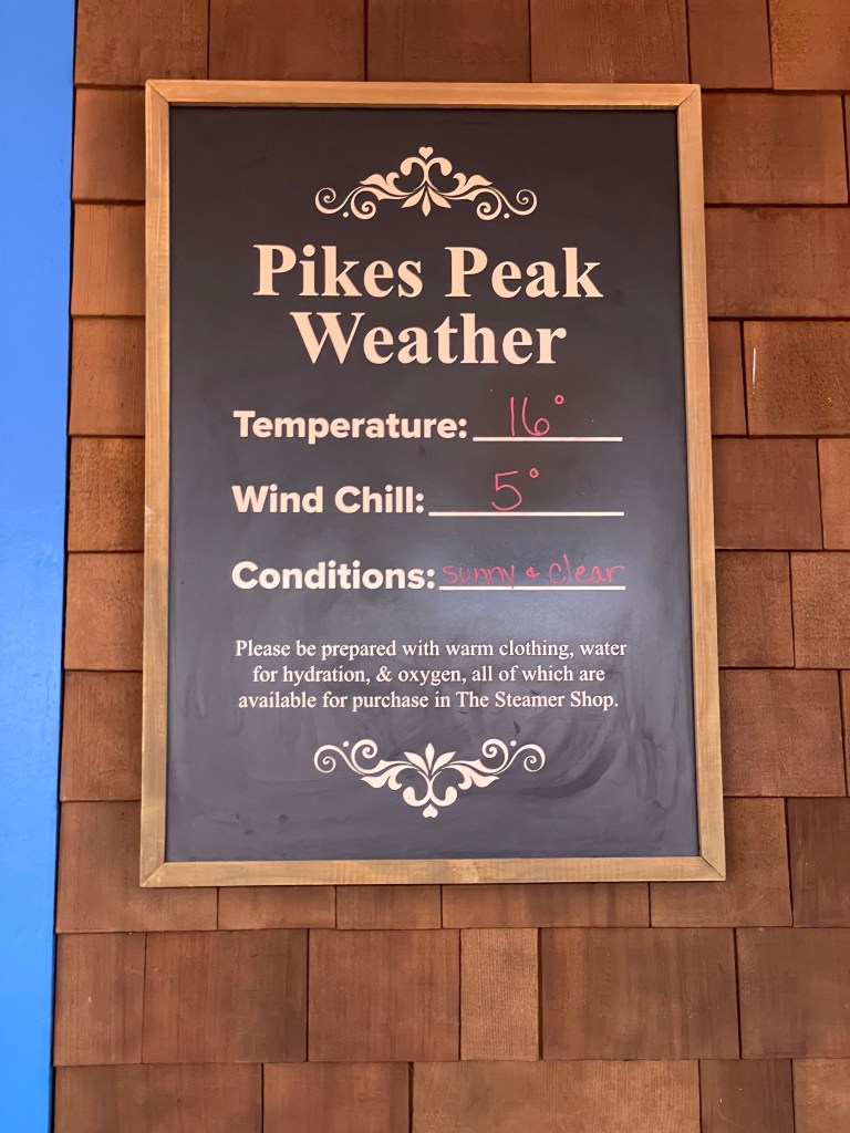 cog railway at pikes peak